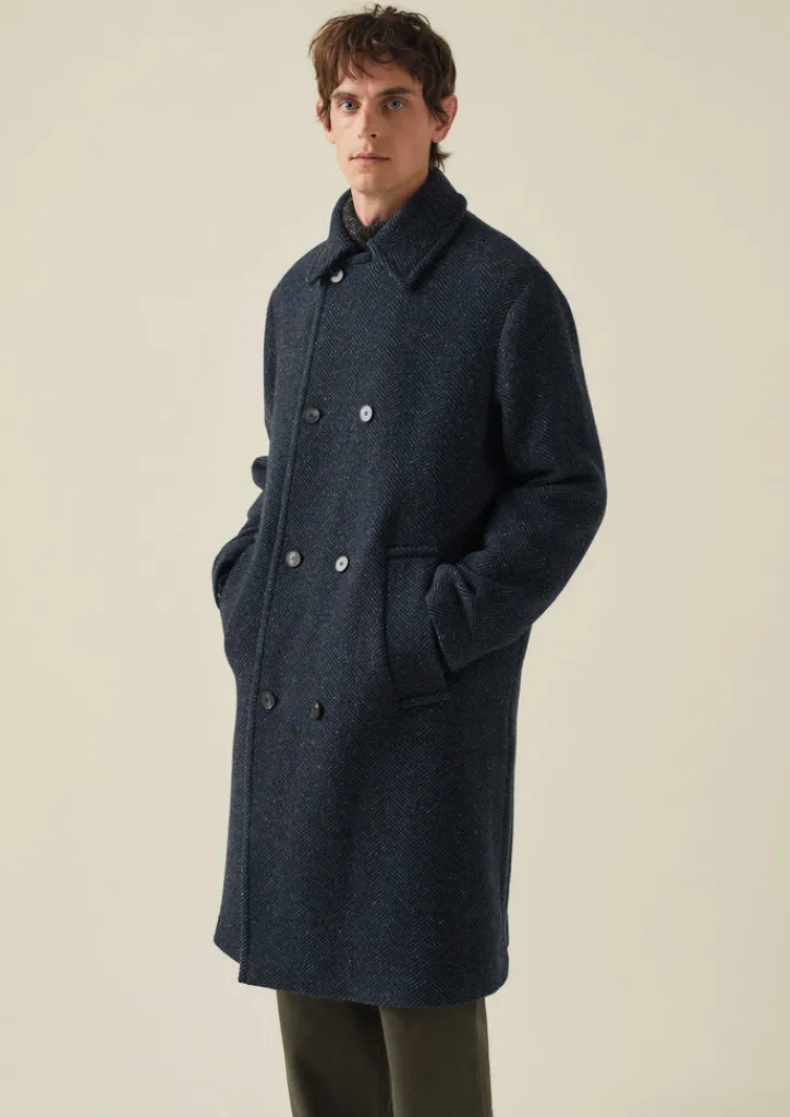 TOAST Double Breasted Wool Overcoat- Coats & Jackets