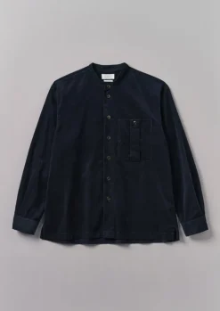 TOAST Dropped Shoulder Organic Cord Grandad Shirt- Cord|Shirts
