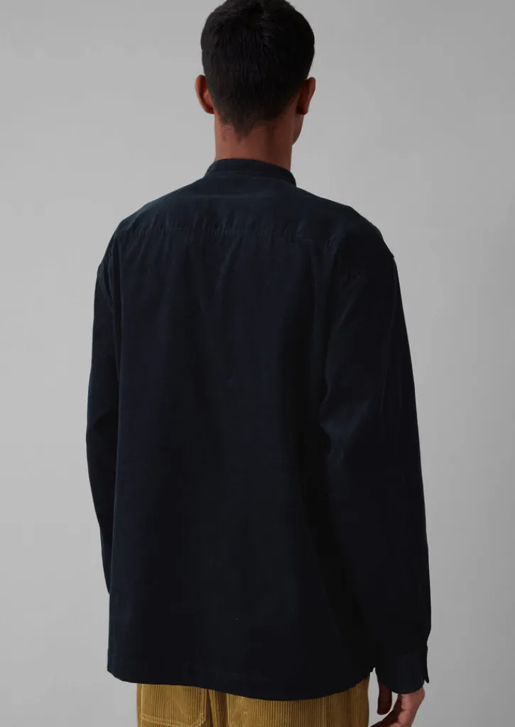 TOAST Dropped Shoulder Organic Cord Grandad Shirt- Cord|Shirts