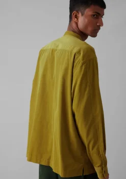 TOAST Dropped Shoulder Organic Cord Grandad Shirt- Cord|Shirts