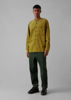 TOAST Dropped Shoulder Organic Cord Grandad Shirt- Cord|Shirts