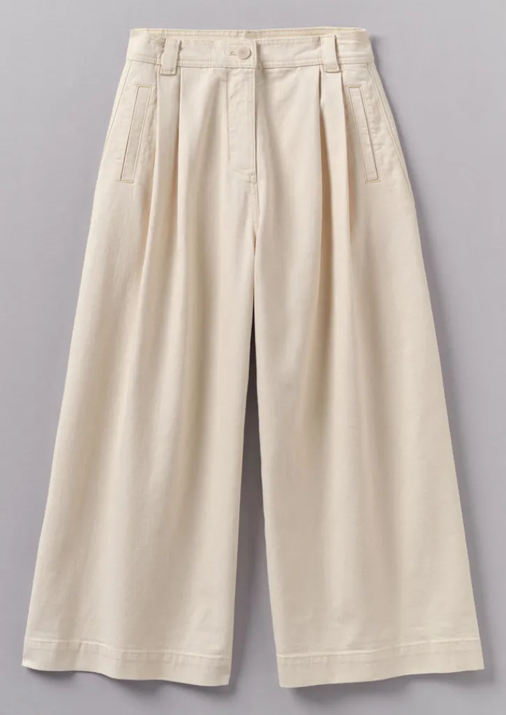 TOAST Denim Pleat Front Trousers-Women Denim|Jeans