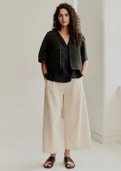 TOAST Denim Pleat Front Trousers-Women Denim|Jeans