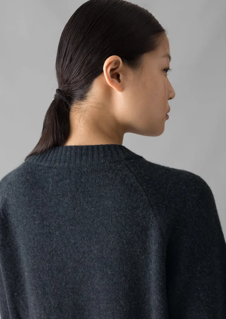 TOAST Eden Wool Cashmere Raglan Cardigan-Women Cashmere|Knitwear