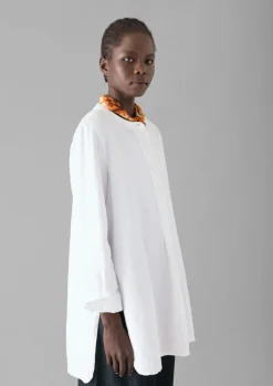 TOAST Elena Cotton Linen Tunic Shirt-Women Linen|Tops & Tees