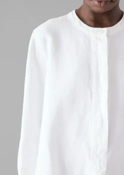 TOAST Elena Cotton Linen Tunic Shirt-Women Linen|Tops & Tees