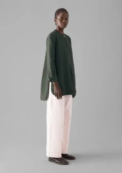 TOAST Elena Cotton Linen Tunic Shirt-Women Linen|Tops & Tees