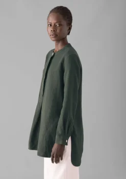 TOAST Elena Cotton Linen Tunic Shirt-Women Linen|Tops & Tees