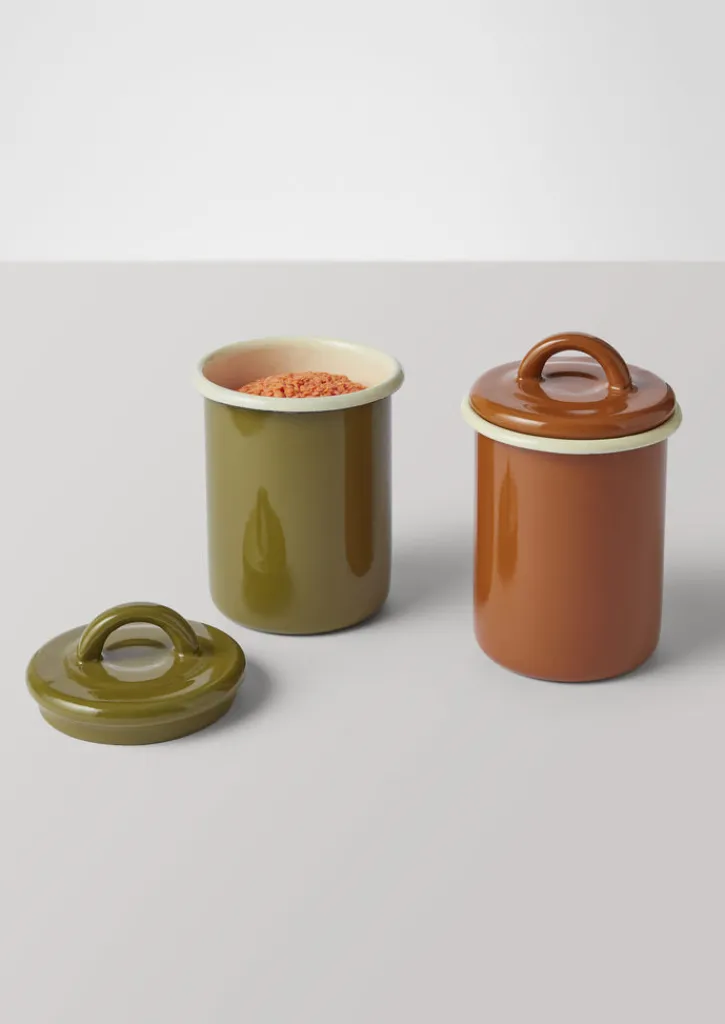 TOAST Enamel Storage Jar- Kitchen