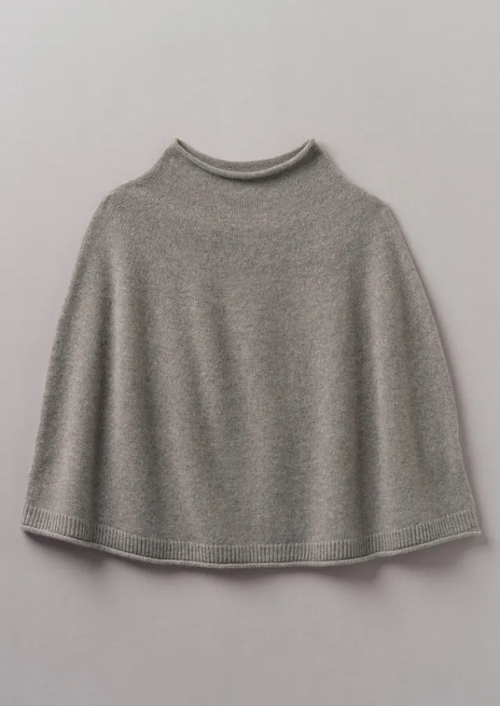 TOAST Fine Wool Cashmere Poncho-Women Knitwear