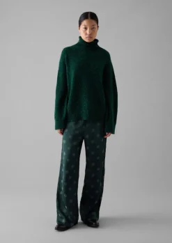 TOAST Flecky Wool Cashmere High Neck Sweater-Women Cashmere|Knitwear