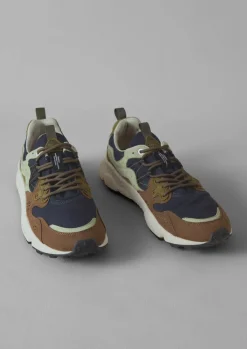 TOAST Flower Mountain Yamano Kaiso Panelled Trainers- Trainers & Plimsolls