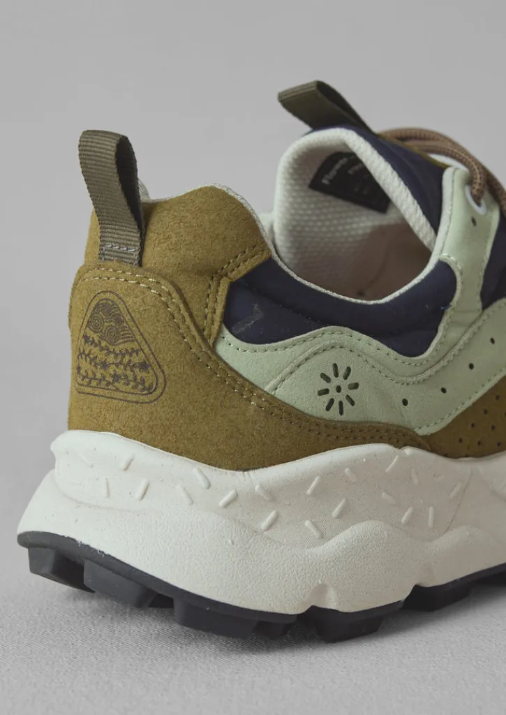 TOAST Flower Mountain Yamano Kaiso Panelled Trainers- Trainers & Plimsolls