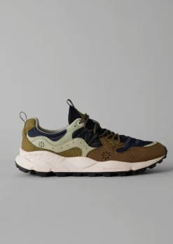 TOAST Flower Mountain Yamano Kaiso Panelled Trainers- Trainers & Plimsolls