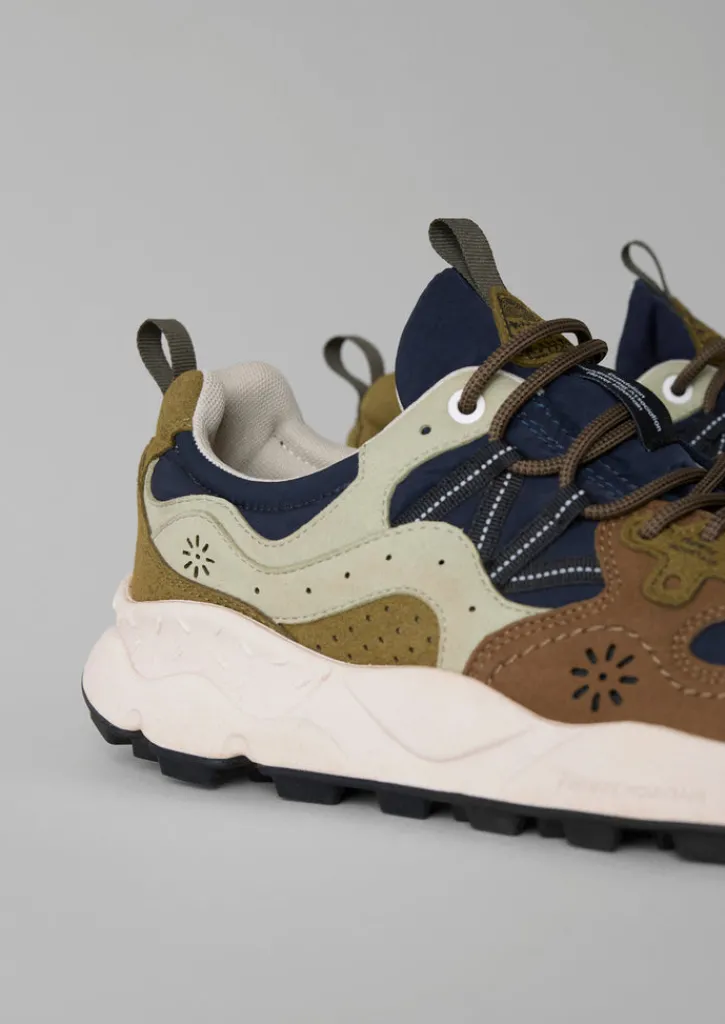 TOAST Flower Mountain Yamano Kaiso Panelled Trainers- Trainers & Plimsolls