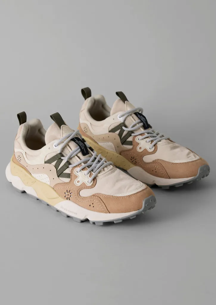 TOAST Flower Mountain Yamano Kaiso Panelled Trainers- Trainers & Plimsolls
