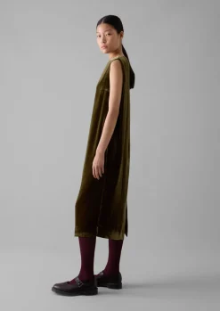 TOAST Fluid Silk Velvet Dress-Women Velvet|Dresses