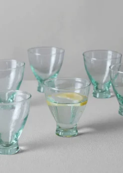 TOAST Fluted Moroccan Glasses Set- Glass|Kitchen