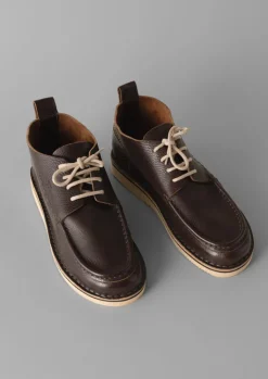 TOAST Fracap Leather Camp Shoes- Shoes