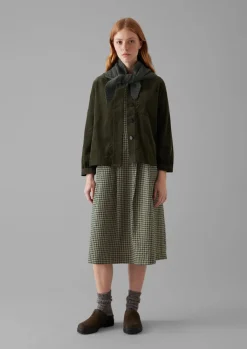 TOAST Franca Cotton Gingham Seersucker Dress-Women Dresses