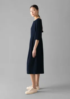 TOAST Franca Twill Dress-Women Dresses