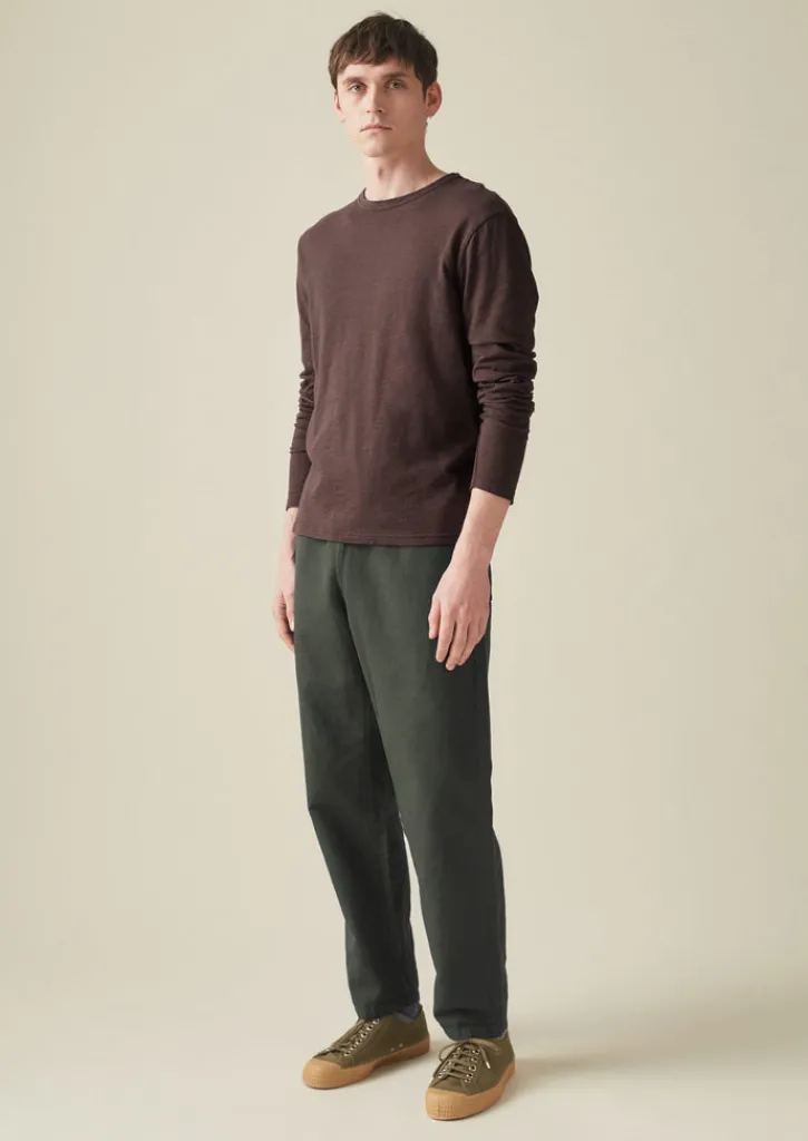 TOAST Frank Cotton Long Sleeve Tee- Loungewear|Tops & Tees