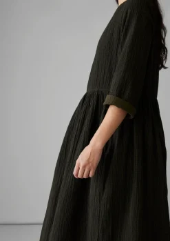 TOAST Freya Crinkle Organic Cotton Dress-Women Loungewear|Dresses