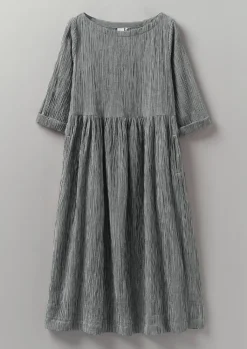 TOAST Freya Gingham Crinkle Cotton Dress-Women Loungewear|Dresses