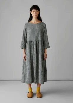 TOAST Freya Gingham Crinkle Cotton Dress-Women Loungewear|Dresses