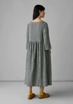 TOAST Freya Gingham Crinkle Cotton Dress-Women Loungewear|Dresses