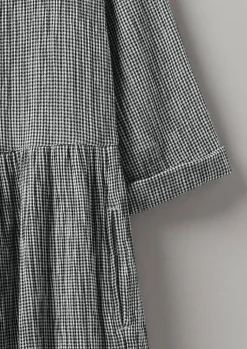 TOAST Freya Gingham Crinkle Cotton Dress-Women Loungewear|Dresses