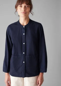TOAST Front Pocket Soft Twill Shirt-Women Workwear|Shirts