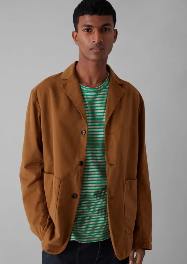 TOAST Garment Dyed Brushed Cotton Jacket- Workwear|Coats & Jackets