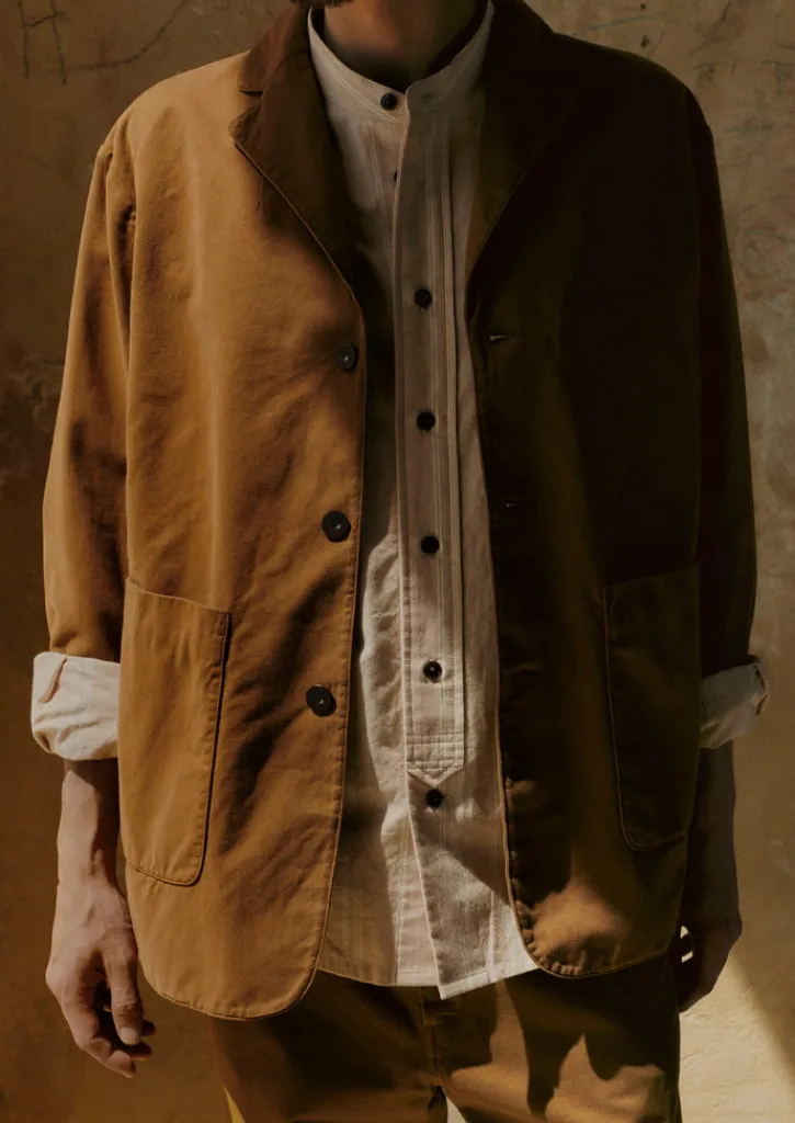 TOAST Garment Dyed Brushed Cotton Jacket- Workwear|Coats & Jackets