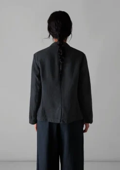 TOAST Garment Dyed Cotton Linen Neat Jacket-Women Coats & Jackets