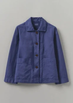 TOAST Garment Dyed Cotton Linen Jacket-Women Linen|Coats & Jackets