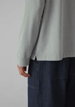 TOAST Garment Dyed Cotton Long Sleeve Tee- Tops & Tees