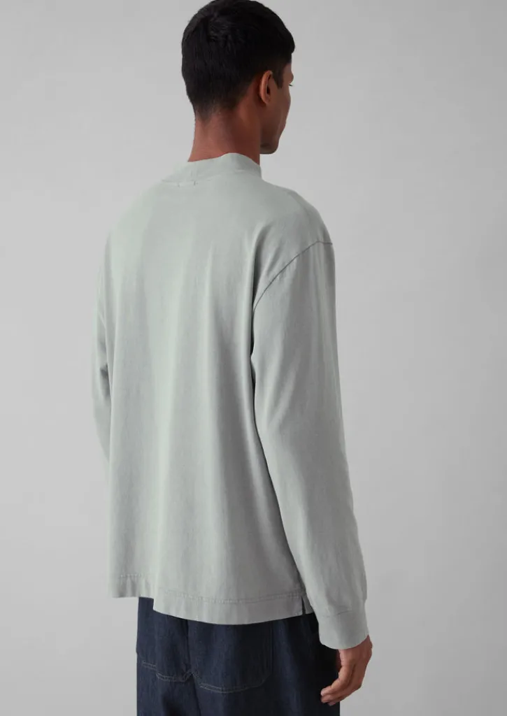 TOAST Garment Dyed Cotton Long Sleeve Tee- Tops & Tees