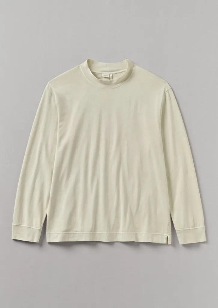 TOAST Garment Dyed Cotton Long Sleeve Tee- Tops & Tees