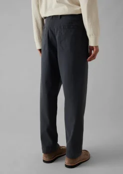 TOAST Garment Dyed Cotton Pleat Trousers- Workwear|Trousers