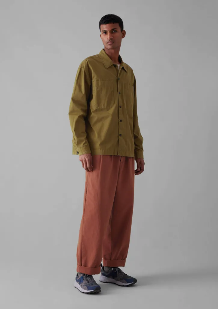 TOAST Garment Dyed Cotton Twill Shirt- Workwear|Shirts