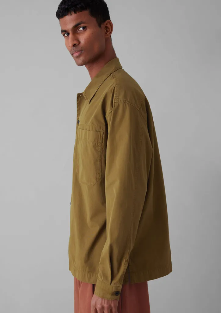 TOAST Garment Dyed Cotton Twill Shirt- Workwear|Shirts