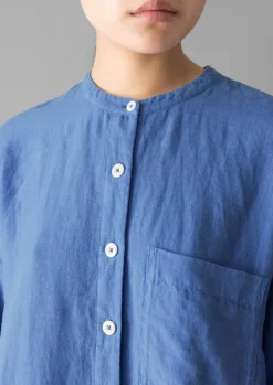 TOAST Garment Dyed Linen Oversized Shirt-Women Linen|Loungewear