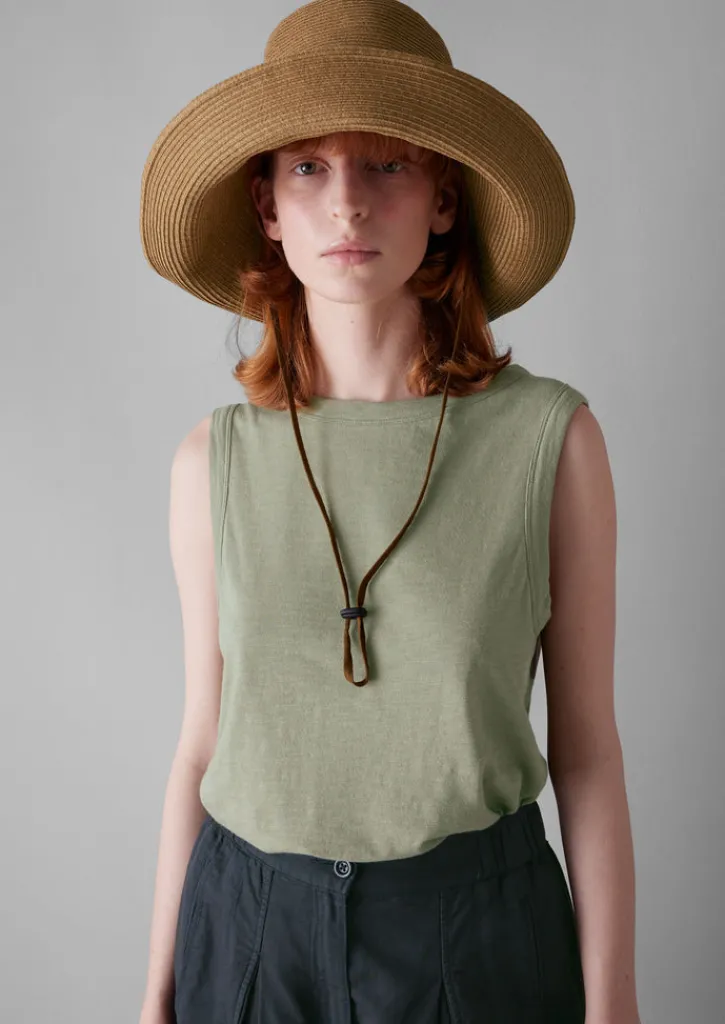 TOAST Garment Dyed Organic Cotton Tank Top-Women Jersey|Tops & Tees