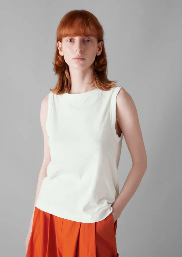 TOAST Garment Dyed Organic Cotton Tank Top-Women Jersey|Tops & Tees