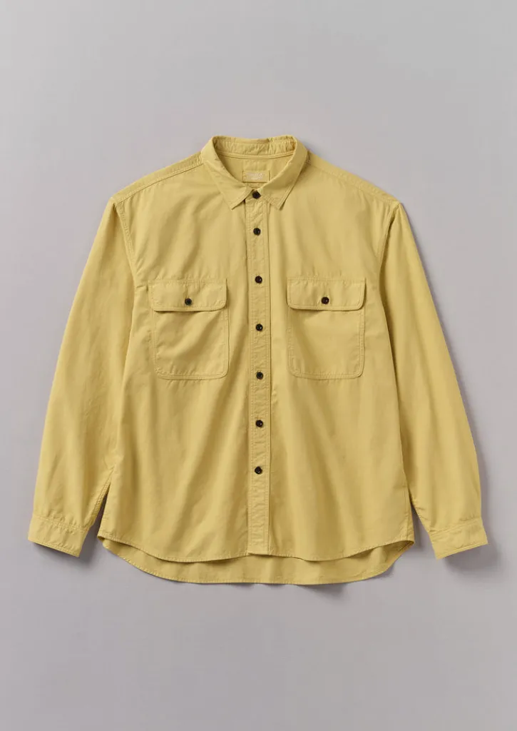 TOAST Garment Dyed Oxford Workwear Shirt- Workwear|Shirts
