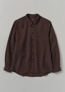 TOAST Garment Dyed Point Collar Shirt- Shirts