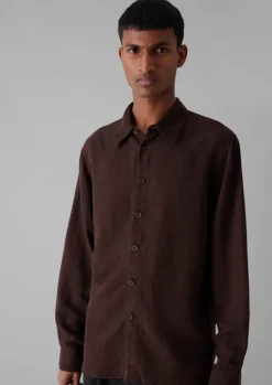 TOAST Garment Dyed Point Collar Shirt- Shirts