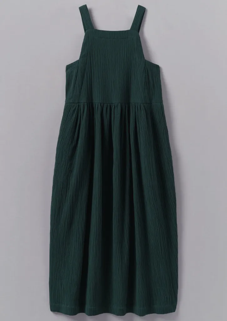TOAST Gathered Waist Crinkled Cotton Dress-Women Loungewear|Dresses