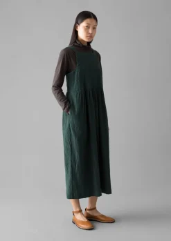 TOAST Gathered Waist Crinkled Cotton Dress-Women Loungewear|Dresses